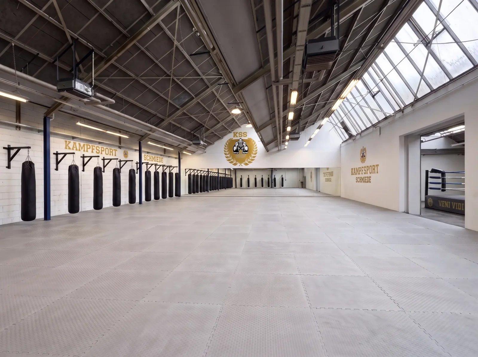 Trainingshalle der Kampfsport Schmiede Möckmühl